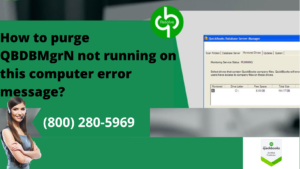 QBDBMgrN not running on this computer