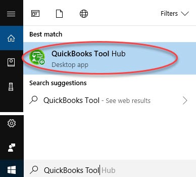how to find QuickBooks Tool Hub?