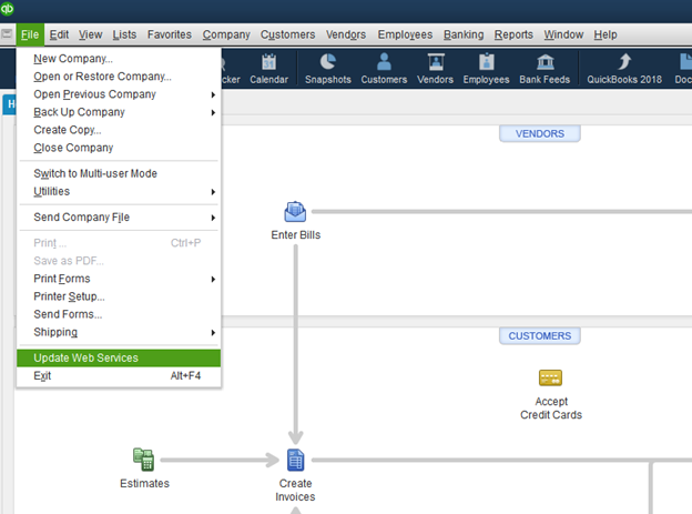 add an application to a web connector?