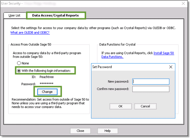 data access/crystal reports