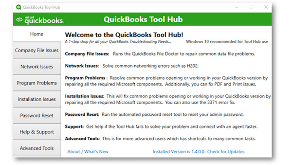 welcome to the QuickBooks Tool Hub