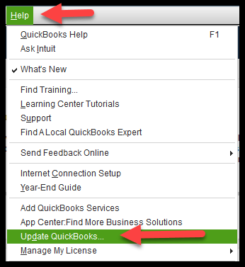 Update QuickBooks 