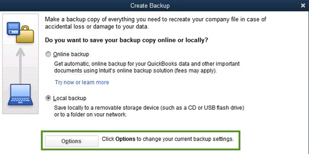 Create Backup