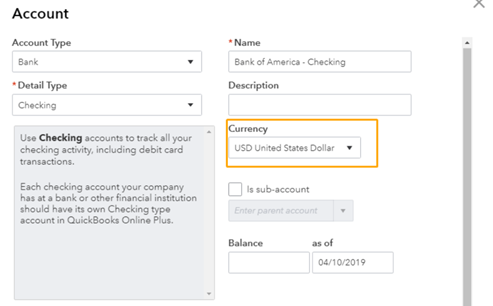 select your currency