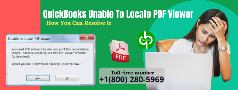QuickBooks unable to locate PDF Viewer