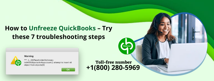 How to unfreeze QuickBooks