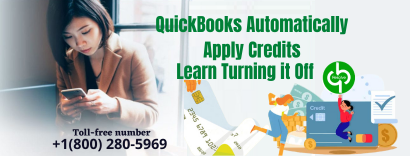 QuickBooks automatically apply credits