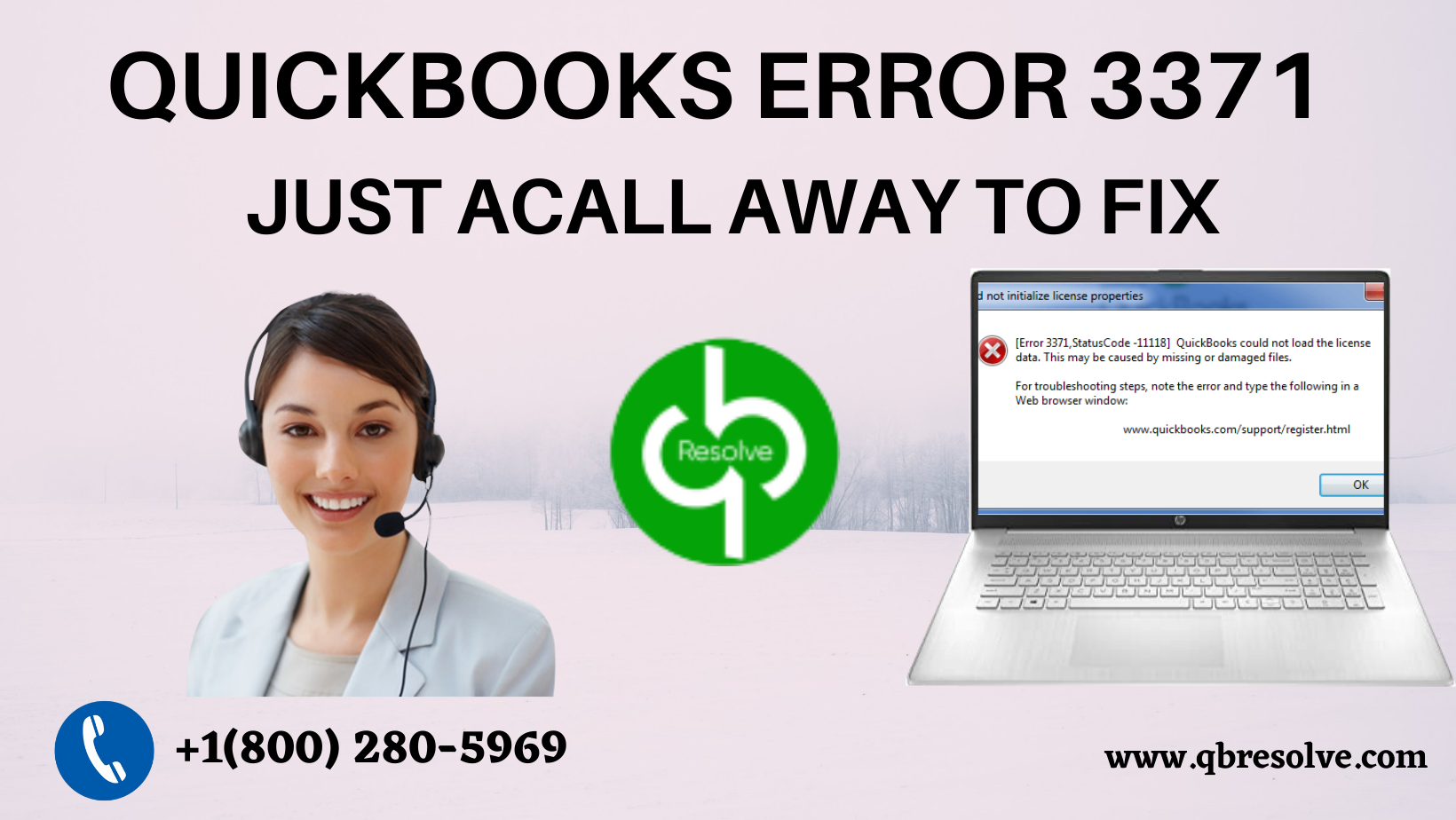 QuickBooks Error code 3371 status code 11118