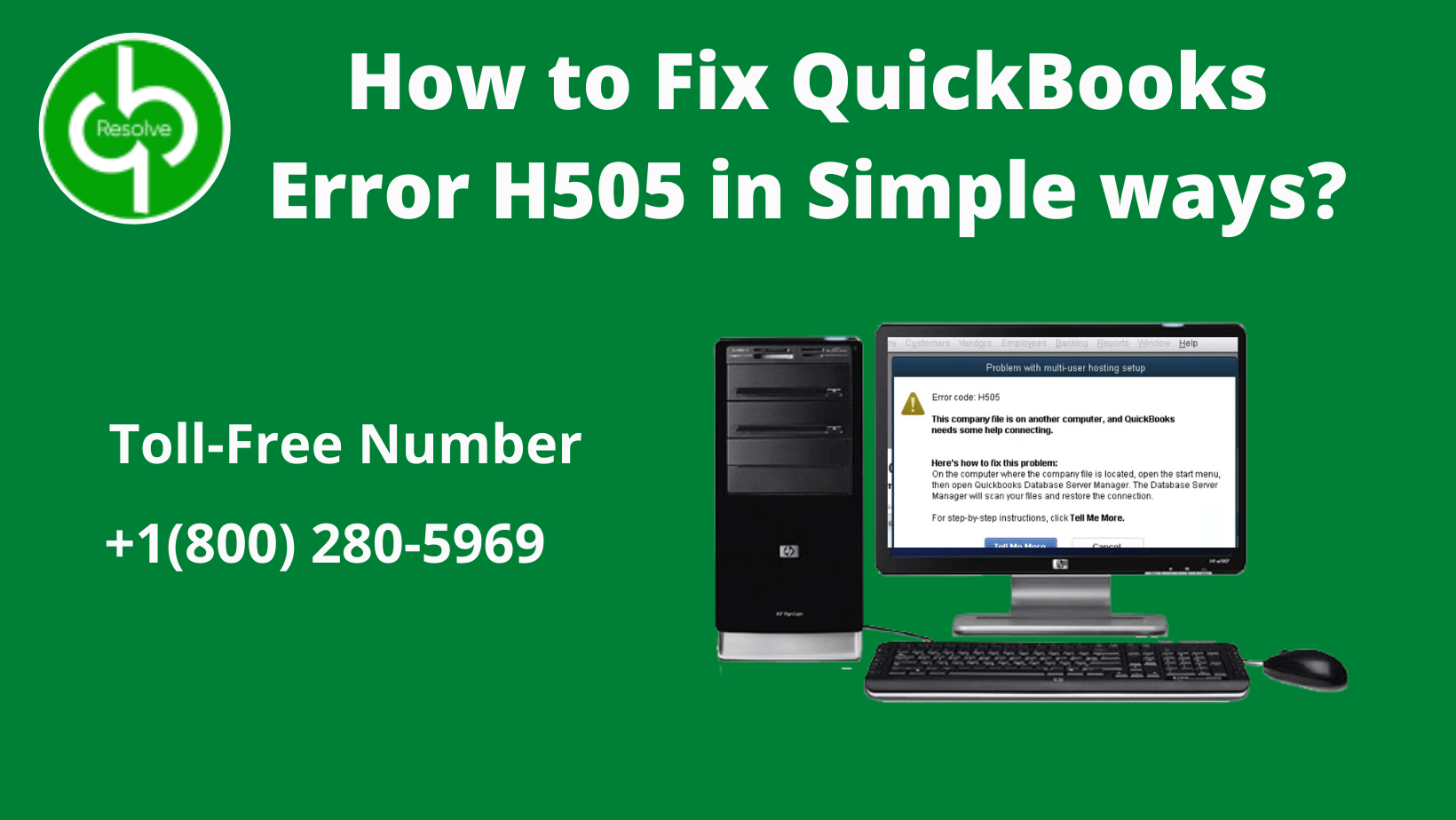 In this blog, we have discussed all the possible way to fix this error. The above-mentioned steps will help you out to resolve QuickBooks error H505 step by step without any trouble.