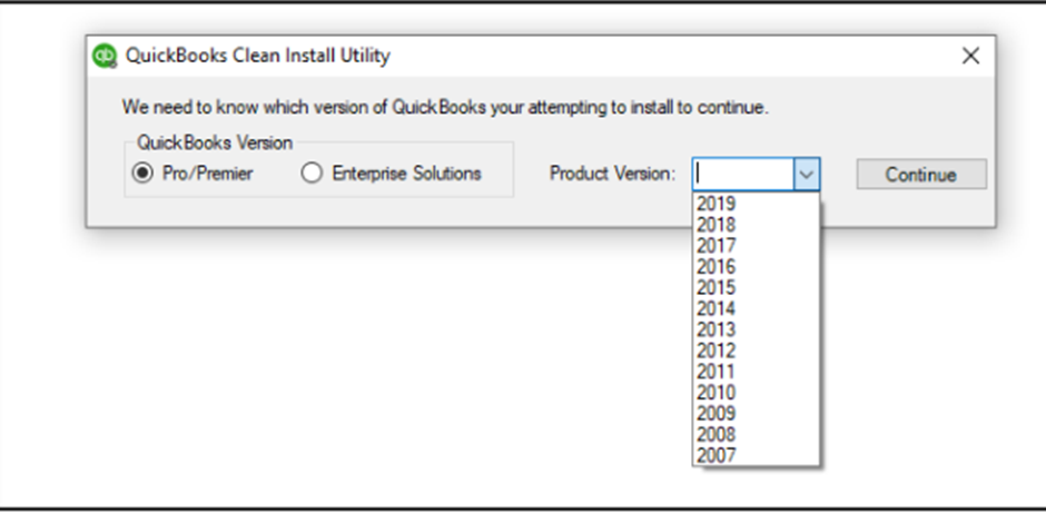 QuickBooks Clean Install Tool