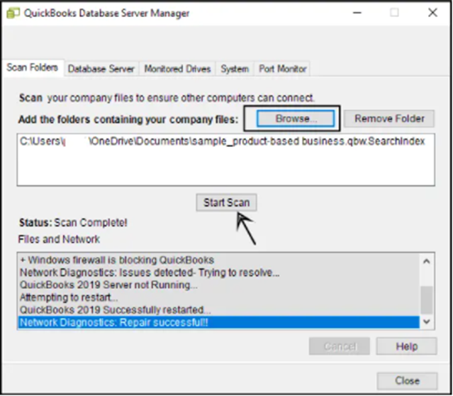 QuickBooks Database Server Manager