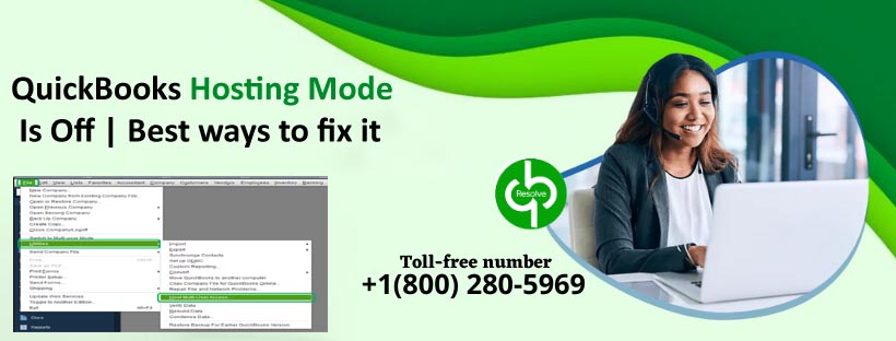 We just need to view at a glance to get rid of error message like "QuickBooks Hosting Mode is Off"