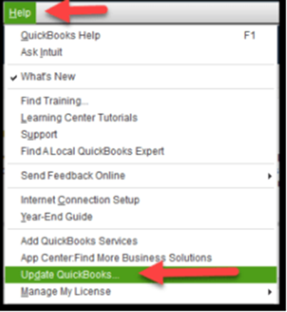 Update QuickBooks