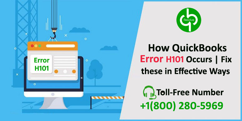 QuickBooks Desktop Error H101 occurs due to various reasons. One of them is due to Damaged or incorrect files configuration.