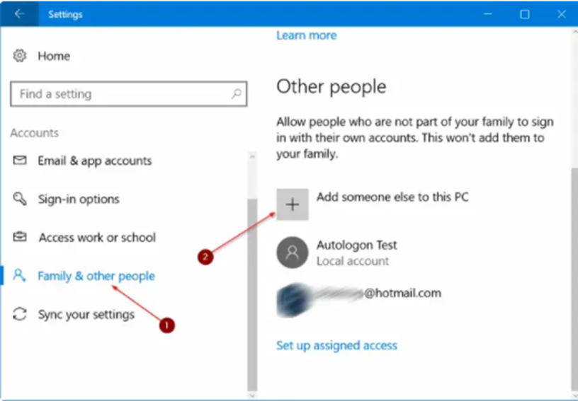 Windows User Account