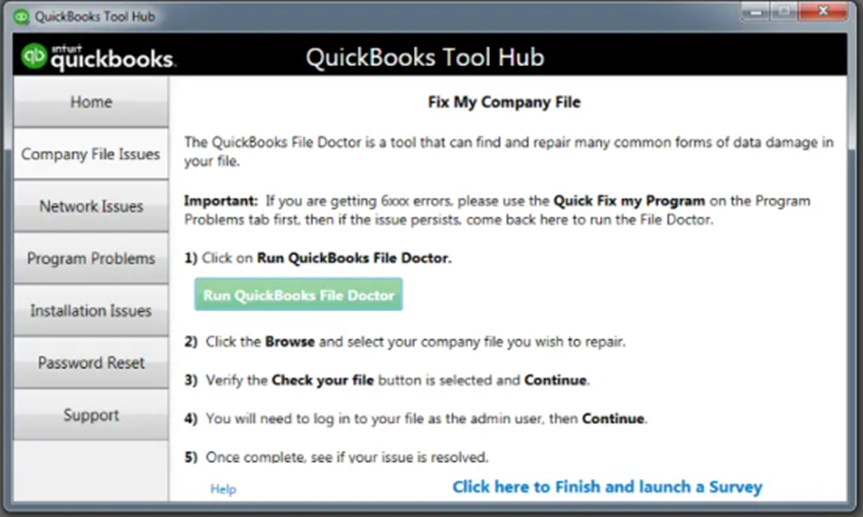 QuickBooks Tool Hub